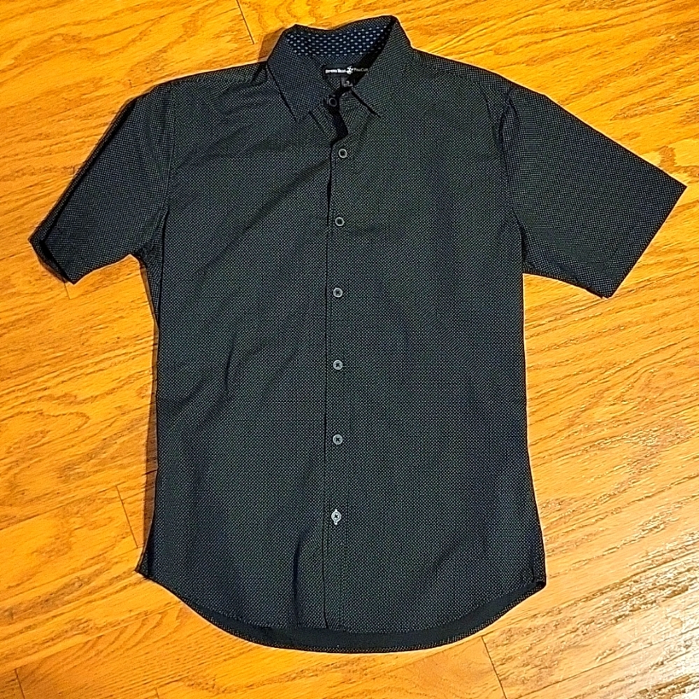 Beverly Hills Polo Club SS Button Up Shirt Mens Small